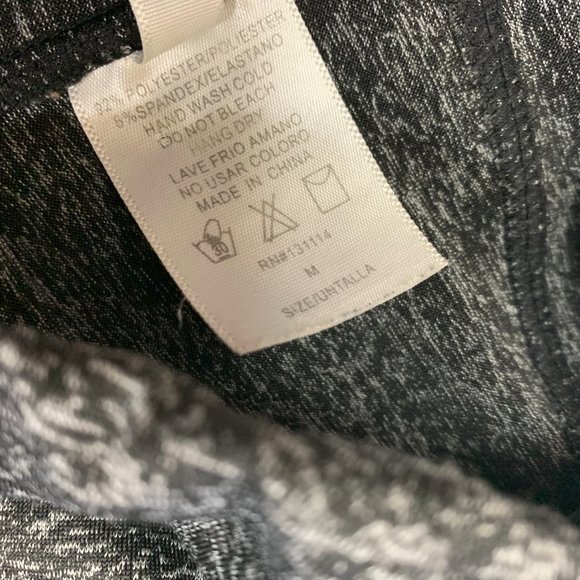 🪴 SILVER LEG WOMENS PULL ON ATHLETIC YOGA CAPRIS PANTS SIZE M 🪴 - Picture 5 of 7